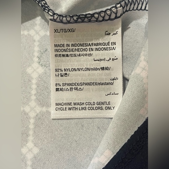 Charter Club Women's Mixed-Print Shift Casual Dress Navy Blue Size X-Large NEW - Picture 7 of 12